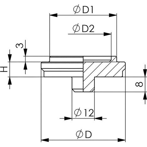 Tête de centrage n°6442 FORMAT 1 PCS (1/3)