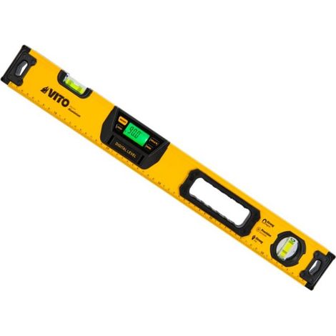 Niveau à bulle digital Electronique Longueur 60cm avec base magnétique Ecran rétro éclairé VITO (1/5)