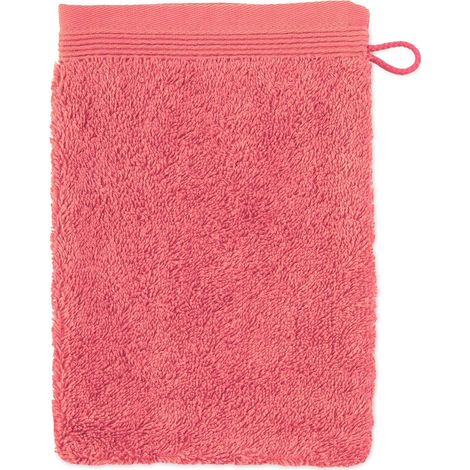 Möve Superwuschel - Guanto da bagno, 20 x 15 cm, in 100% cotone, corallo (1/5)