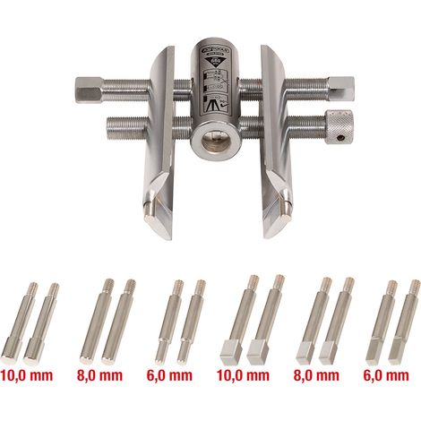 KS Tools Vario-Muttern- und Kappenschlüssel-Satz, 13-tlg. (1/5)