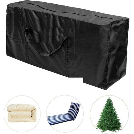 Fodera per cuscino da giardino, copertura protettiva 173 × 76 × 51 cm, telo di copertura per cuscini da giardino, tessuto Oxford 210D, impermeabile, borsa con protezione UV per il giardino (1/5)