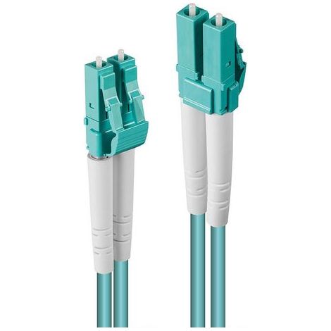 LINDY 46400 fibre optique FO Câble de raccordement 30.00 m bleu [1x LC mâle - 1x LC mâle] 50/125 µ Multimode OM3 C236471 (1/4)