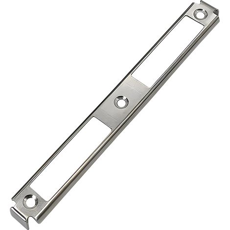 Stück Schließblech aus Edelstahl, flaches Schließblech aus Edelstahl für Türgriffe, Riegelschlösser, elektrische Sicherheitsplatten (Silber)