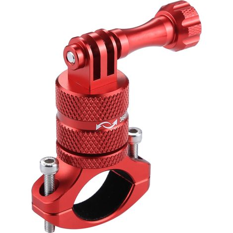 Support de guidon en alliage d'aluminium PULUZ à rotation 360° pour vélo, compatible avec les caméras d'action Dragon Touch, REMALI 4K, GoPro Hero 11, 10, 9, 8 Session, SJCAM, AKASO Brave 7/6/4/EK7000 (1/3)