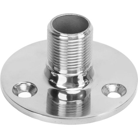 Support de base d'antenne marine 25mm en acier inoxydable 316, filetage mâle, accessoire bateau pour antenne (1/5)