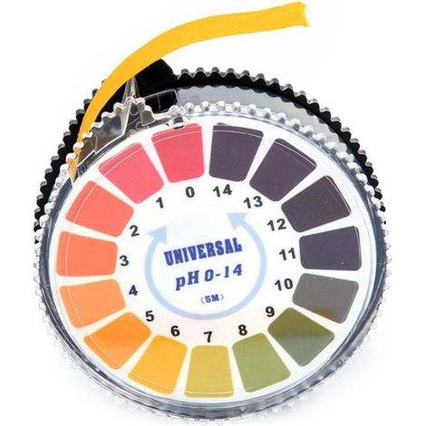 Papier Test PH 5m - Bandelettes de Mesure du Niveau d'Acidité pour Eau et Salive (1/5)