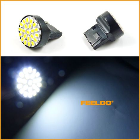 Car LED Turn Signal Light T20 7440 1206 22 LED Car Turn Signal Light White (1/3)