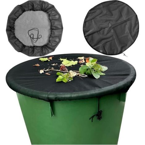 Filet Protection Citerne - 1 Pièce - Maille Fine - Anti Feuilles Et Moustiques - Pour Fût Eau Pluie - Diamètre 95 Cm (1/5)