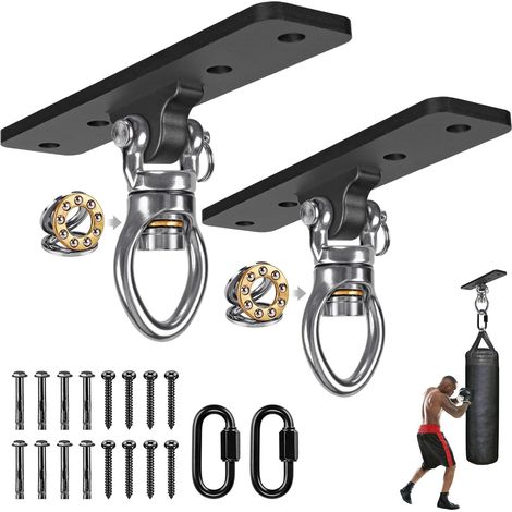 Support de Sac Lourd – Support de Suspension Robuste en Acier pour Sac de Frappe, Support Mural au Plafond pour la Boxe, Le Kickboxing, Le Muay Thai, et l'équipement de Fitness à Domicile
