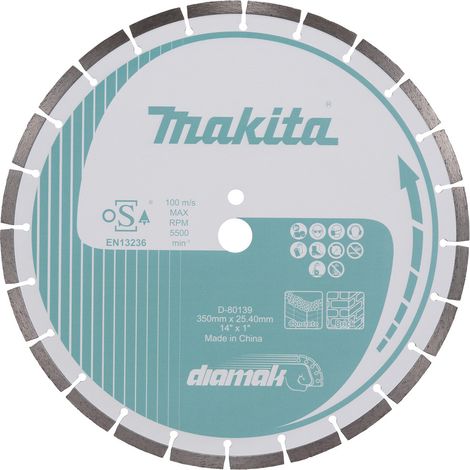 D-80139 Rueda de diamante 350 x 25,40 mm