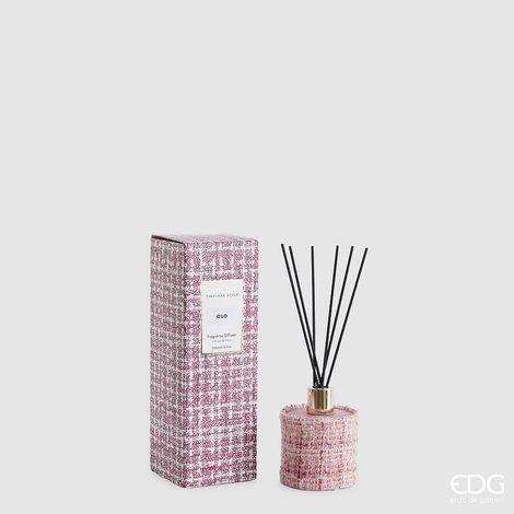 EDG Enzo De Gasperi Profumatore Bottiglia Boucle 200 Ml H 10,5 Cm Oud Scatola Regalo