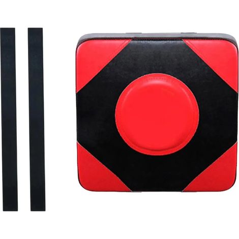 Cible de boxe murale, sac de frappe réglable en hauteur, cuir synthétique, point d'appui mural, coussin de frappe pour un entraînement sportif relaxant (1/5)