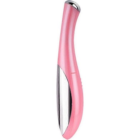 Mini masseur pour les yeux, masseur facial électrique, stylo de massage pour les yeux et soins de la peau (rose, sans pile)-11.50X3.00X2.00CM-Pink