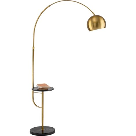 Tableau - Lampadaire Led En Laiton Bruni 1Xe27 Max 60W, H.192 Cm, Hauteur Réglable À 180 - Perenz (1/5)