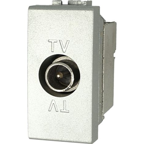 Presa TV Terminale Maschio Tech Compatibile Bticino Living (1/3)