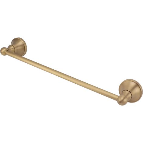 Porte-serviettes mural H 39,6 cm (15,6 po), style européen, design rétro, gain de place, installation facile pour salle de bain et toilettes (1/4)