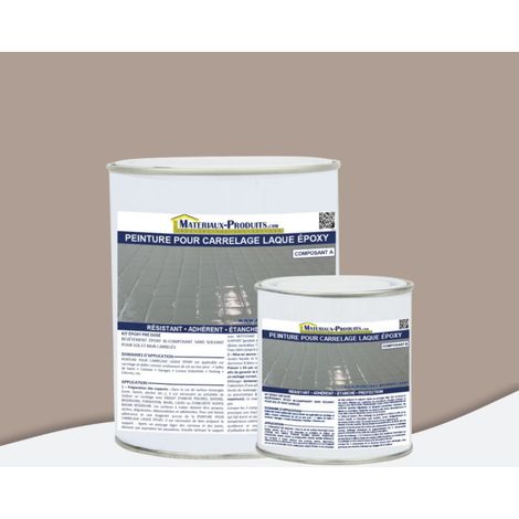 Peinture pour carrelage laque époxy - 1 Kg Taupe - MATPRO (1/5)