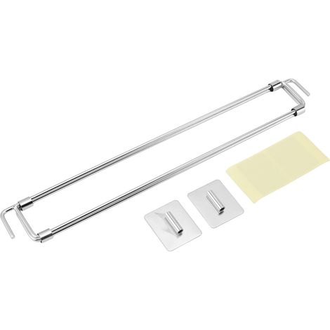 Barre de sécurité réfrigérateur camping-car Acier inoxydable 304 Réglable 31,6-57,5 cm Stabilisation bouteilles (1/5)