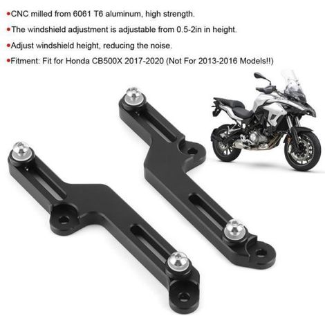 Ajusteurs De Pare-Brise - En Alliage D'Aluminium CNC - Pour Moto CB500X 2017 À 2020 - Kit Complet ×1 (1/4)