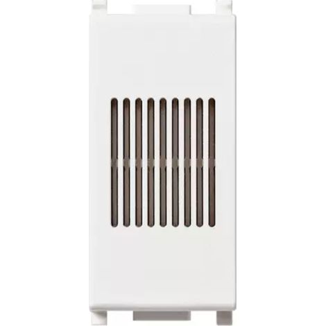 Vimar plana 12v 22.3x49x41.5mm blanco - 14370.sr interruptor zumbador/ruido empotrable - 14370
