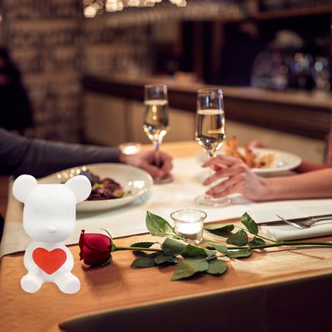 Lot de 3 moules en silicone 3D en forme de cœur et d'ourson pour la Saint-Valentin. Moules à bonbons et à pâtisserie à faire soi-même pour mariages, anniversaires et décorations. (1/5)