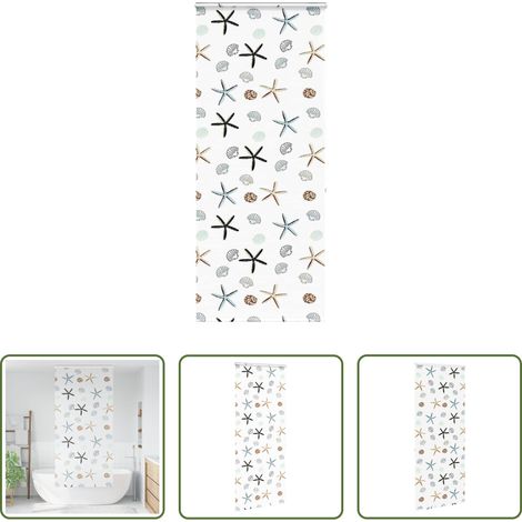 vidaXL Intimité salle de bain - Store enrouleur de douche avec cassette largeur du tissu 96 cm (1/5)