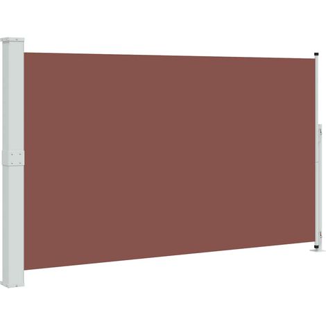 Maison Exclusive - Seitenmarkise Ausziehbar 180x314 cm Braun (1/5)
