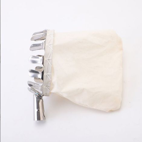 Outil de récolte de fruits de jardin pour la cueillette de pommes et pêches sur arbres hauts - Sac collecteur de fruits à longue poignée, taille 16cm (1/5)