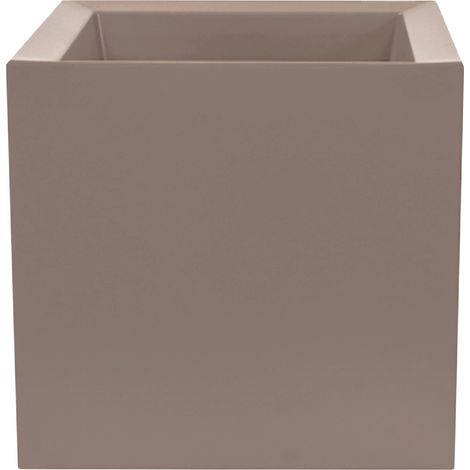 Maceta modelo "cubo dan-i" 18L cemento