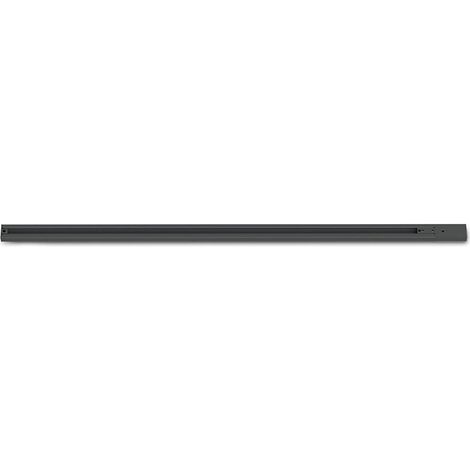 Riel de extensión easylink 1 m, con alimentación, negro