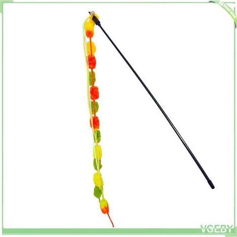Jouet pour Chat - V GEBY - Jouet Interactif - Nylon, Polyester, PVC - 51 cm - Avec Clochette (1/4)