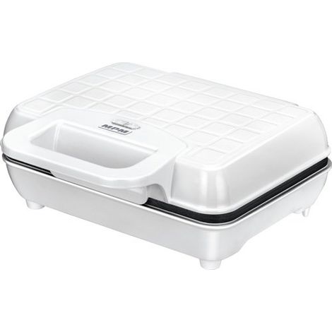 MPM MGO-25 Profi Waffeleisen Weiß 1000 W (1/2)