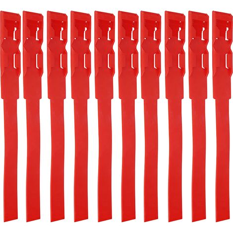 10 colliers d'identification colorés pour bétail vache - Bagues marquage ferme élevage (1/5)