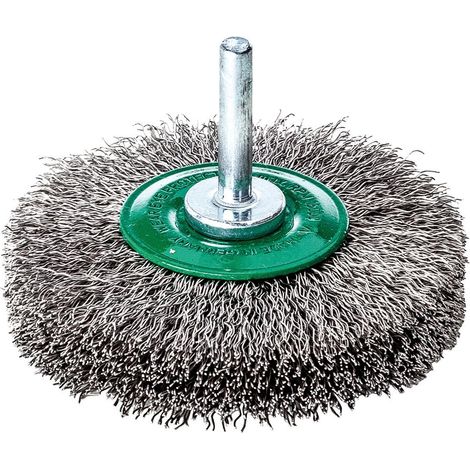 LESSMANN Schaft-Rundbürste Edelstahl gew. 50x0,3mm (1/5)
