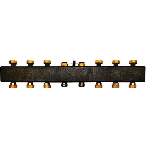Verteilerbalken Verteiler 7-fach für Meibes Pumpengruppen 66301.4