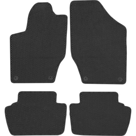 Peugeot 308 I (2007-2013). Tapis de sol dédiés - EVA alvéolé noir (1/5)