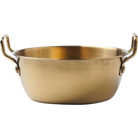 Bols en acie inoxydable pou, Bols en acie inoxydable - Bol à double oeille,Bol à nouilles avec poignée, bol à soupe doée, saladie, pou la maison (1/5)
