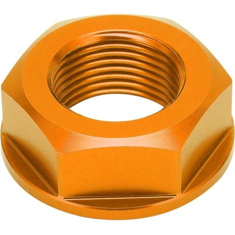 Écrou d'essieu de roue arrière de moto M20xP1.5, remplacement en aluminium pour Yamaha YZ125/YZ250 1999 – 2021 jaune (1/5)