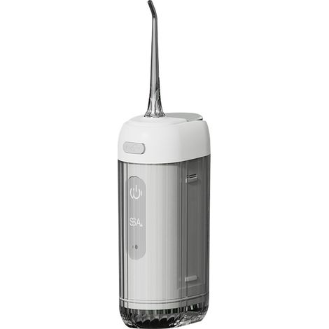 Brosse à dents électrique portable, hydropulseur, nettoyeur de langue, brosse à dents électrique pliable et rétractable-AquaForge (1/4)