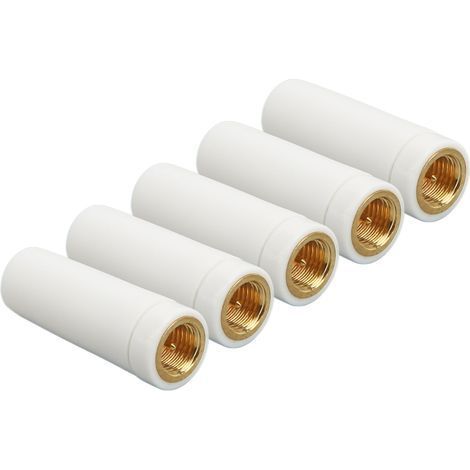 2,4-GHz-3-dBi-WLAN-Antenne, SMA-Stecker, 5 Stück, wasserdichtes ABS-Gehäuse, Innenantenne für Smart Home, Weiß (1/5)