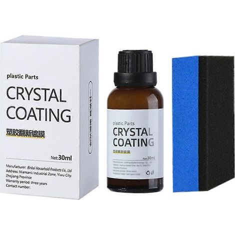 Rénovateur de pièces en plastique, revêtement de rénovation, revêtement cristallin pour plastique, restauration de garnitures (1/5)