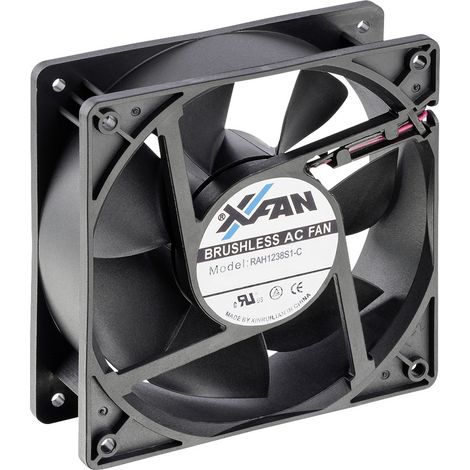 X-Fan RAH1238S1-C Axiallüfter 230 V/AC 180 m³/h (L x B x H) 120 x 120 x 38 mm