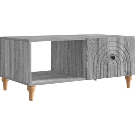 Couchtisch Graues Sonoma 90 x 50 x 40 cm Holzwerkstoff vidaXL