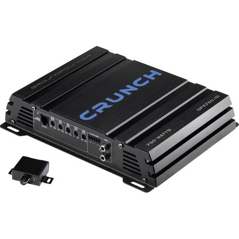 Crunch GPX750.1D Amplificatore digitale a 1 canale 750 W Regolazione volume/bassi/alti Adatto per (marca auto): Univers