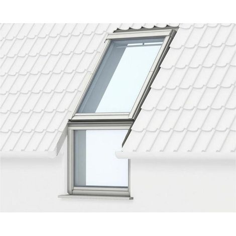 Anschluss für Eckoberlicht auf eingedachten Dachziegeln P/1 VFE EFJ MK04 0012 78x98 (1/2)