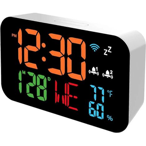 Tuya WiFi Uhr Kalender Intelligentes Thermometer Hygrometer (1/5)