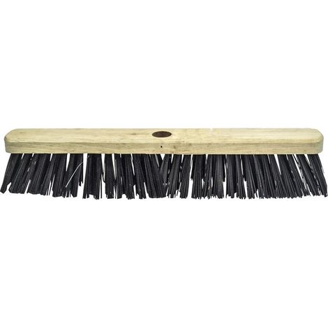 Faithfull PVC Broom Head 450mm (18-inch) Durable Replacement Head for Commercial and Household Use