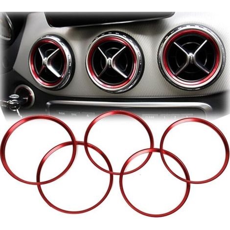 Paquet de 5 anneaux de garniture de ventilation pour Mercedes Benz classe A A180 A200 A250 W176