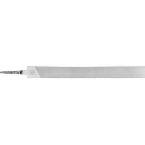 PFERD TOOLS Mühlsägefeile gerade Kanten Flachstumpf 300mm Hieb 2 universell zum Schärfen 10 Stk (1/4)