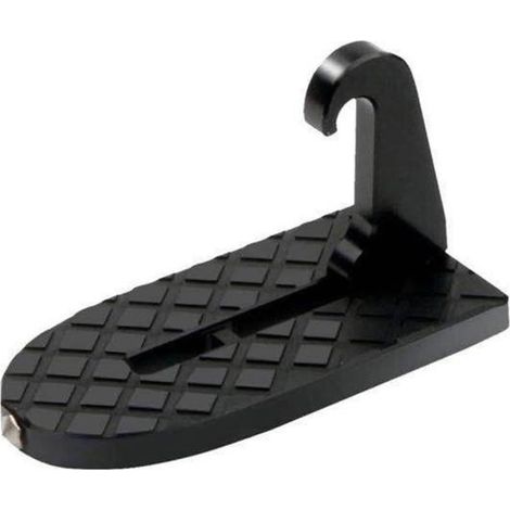 Pedale per auto pieghevole 2 in 1 con martello di sicurezza, nero (1/4)